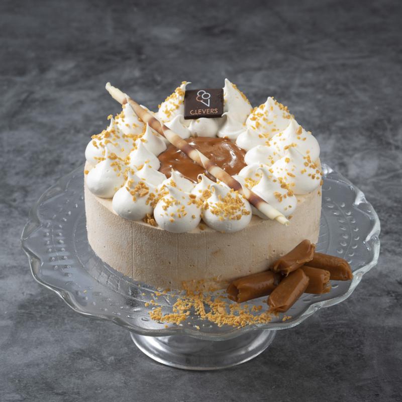 Vanille caramel zeezout ijstaart